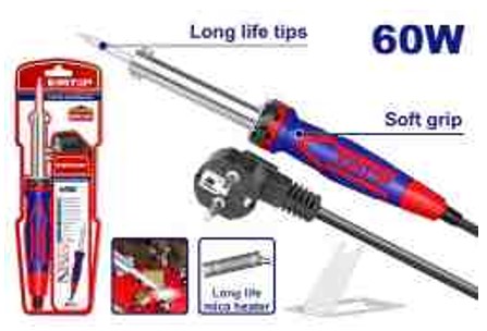 60W Electric Soldering Iron 220-240V Straight Tip with Support